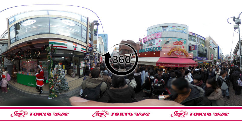竹下通り-360度写真05