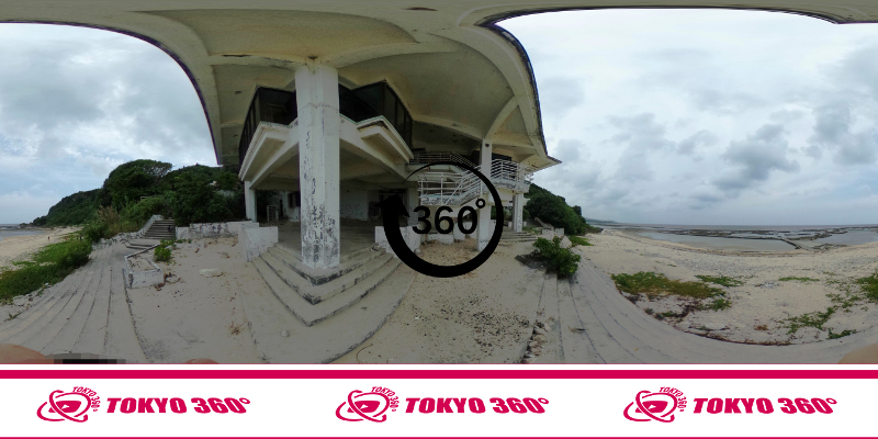玻名城ビーチ360度写真-CLICKでSTART
