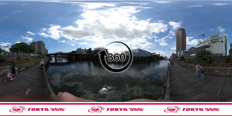 横十間川ハゼ釣り-360度写真-04