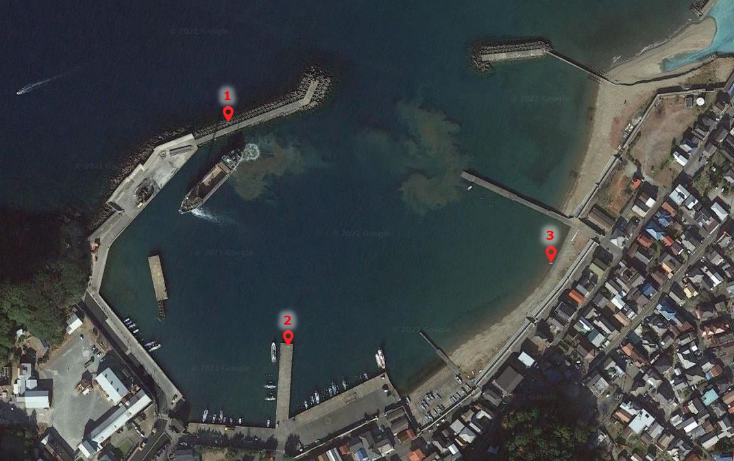 宇久須港-釣り場の全体像