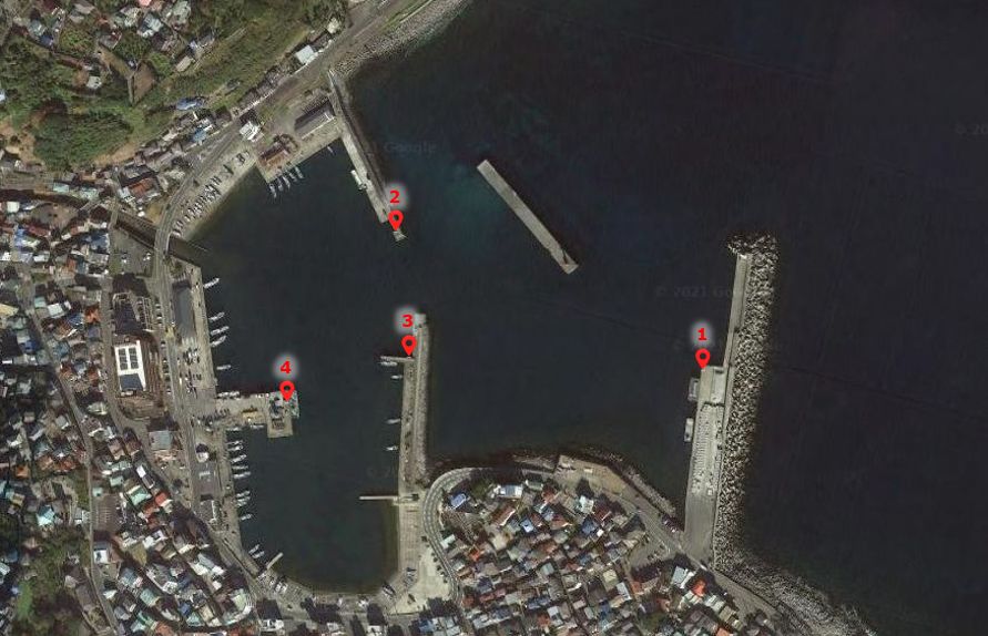 稲取港-釣り場の全体像