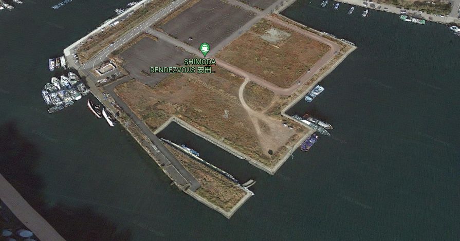 下田港-造船所跡地の護岸