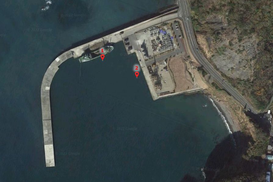 松崎新港-釣り場の全体像