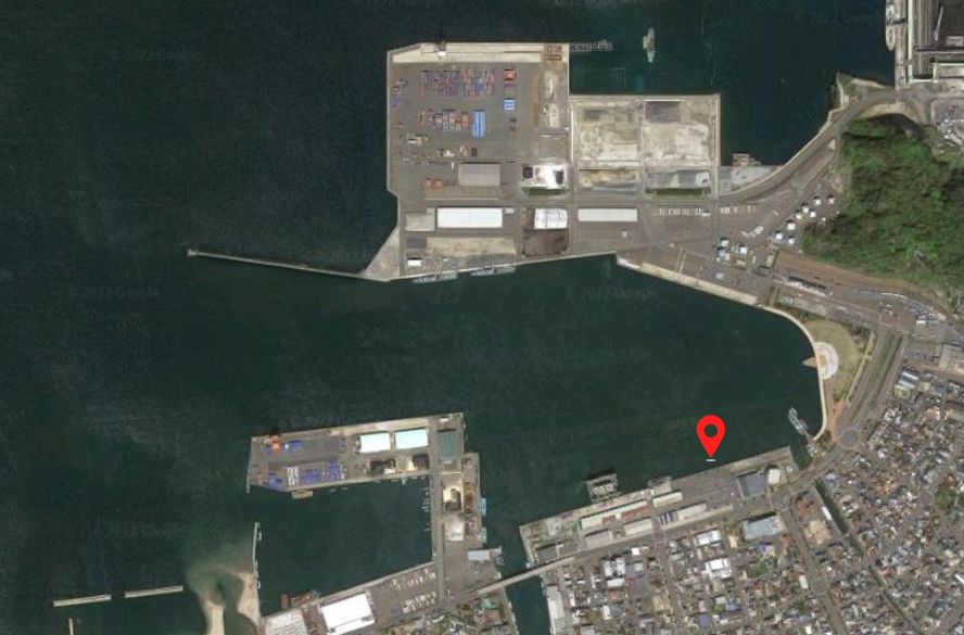 敦賀港-釣り場の全体像