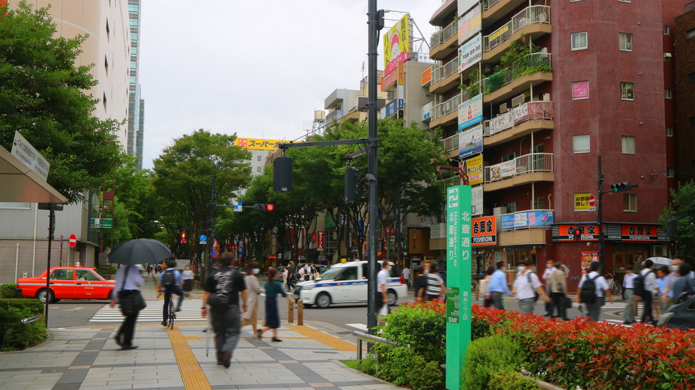 北斎通りの風景