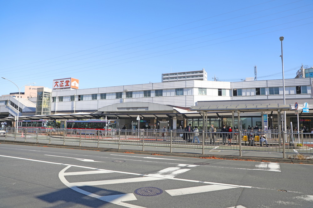 あざみ野駅前の風景