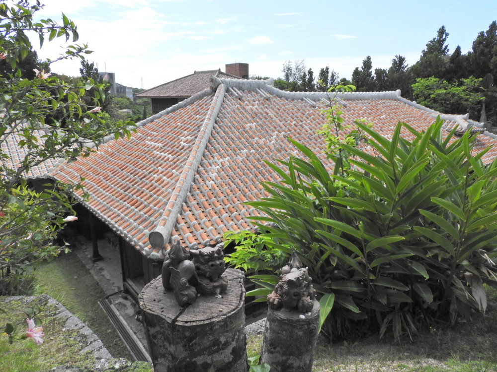 上から撮影した中村家住宅