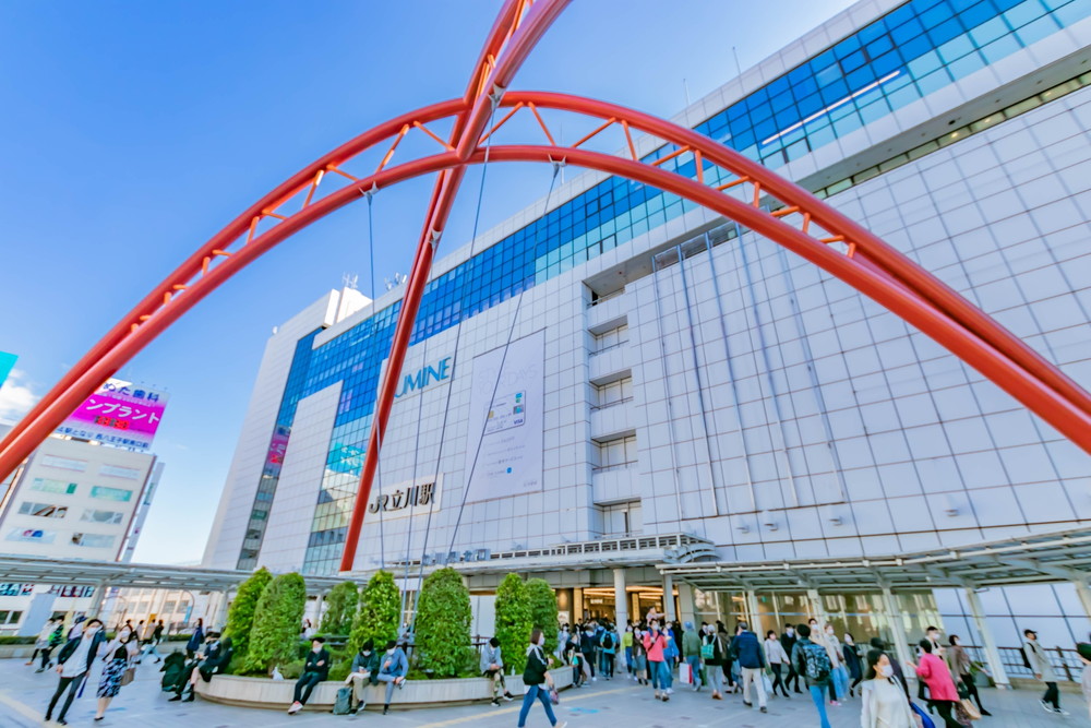 立川駅北口の風景