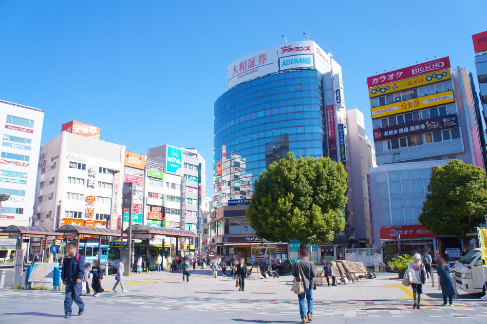 赤羽駅前の風景