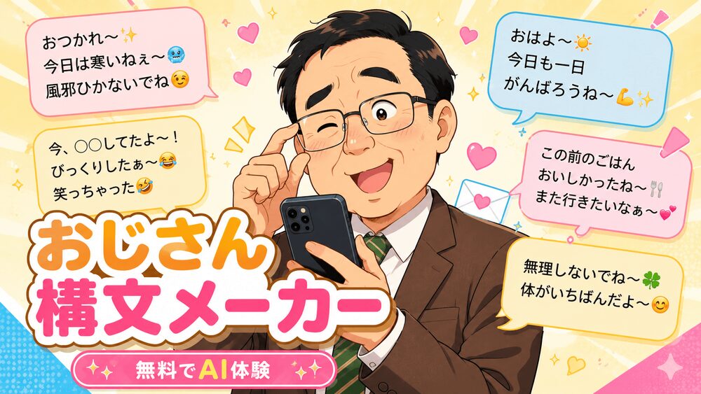 カンタン*AIらんど-おじさん構文メーカーバナー01