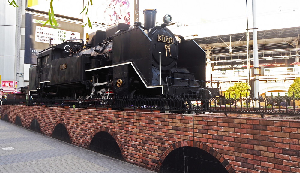 新橋駅-蒸気機関車