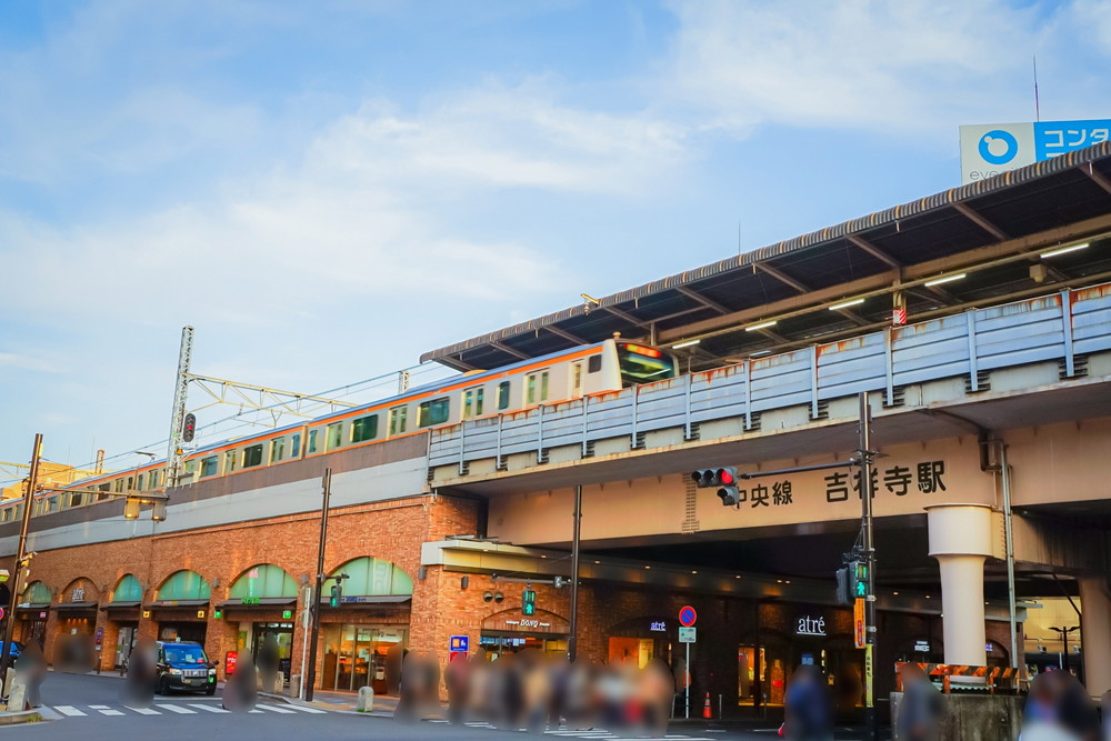 吉祥寺駅付近の風景