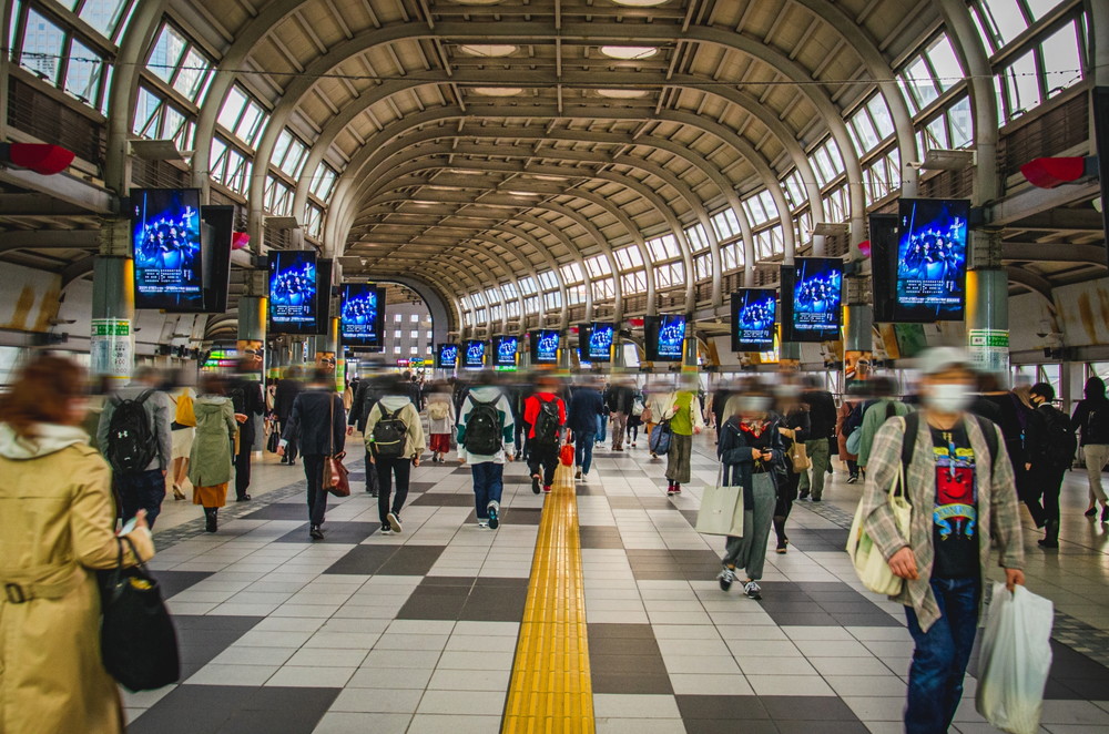 品川駅校内の風景